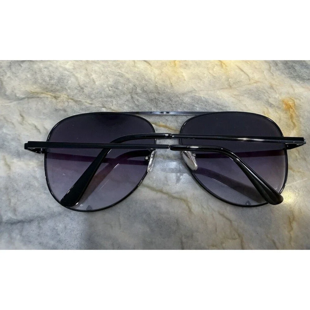 Quay Australia x Desi Perkins High Key Oversized Aviator Sunglasses NIB Unisex